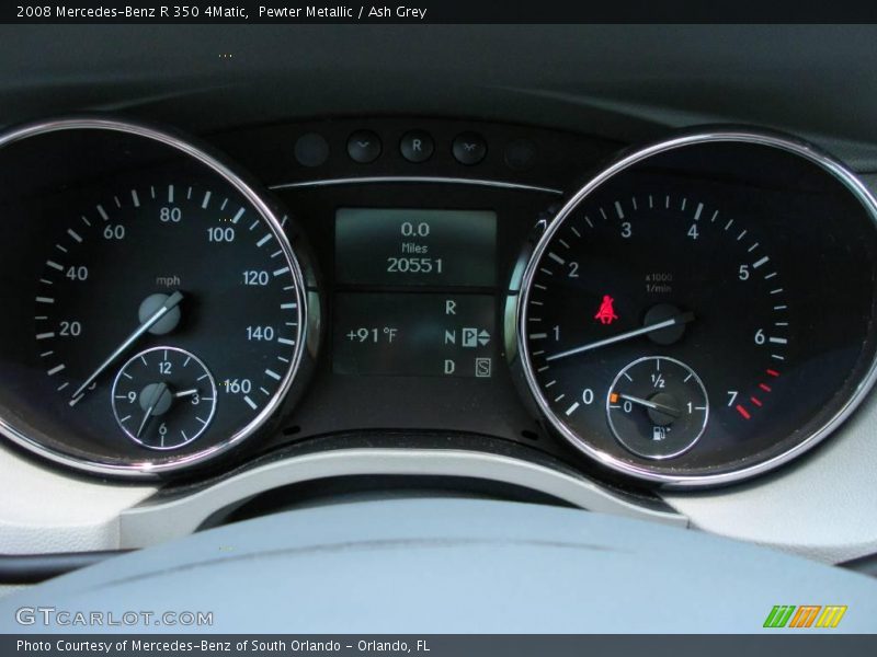 Pewter Metallic / Ash Grey 2008 Mercedes-Benz R 350 4Matic