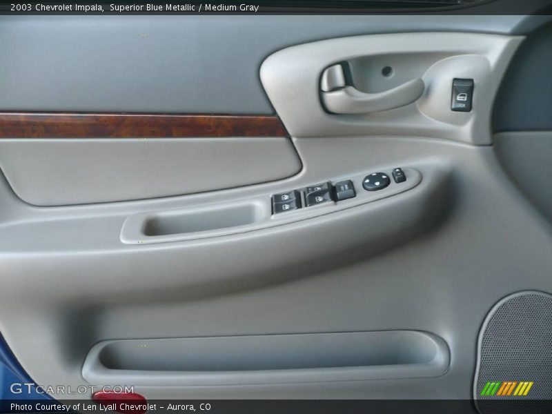Superior Blue Metallic / Medium Gray 2003 Chevrolet Impala