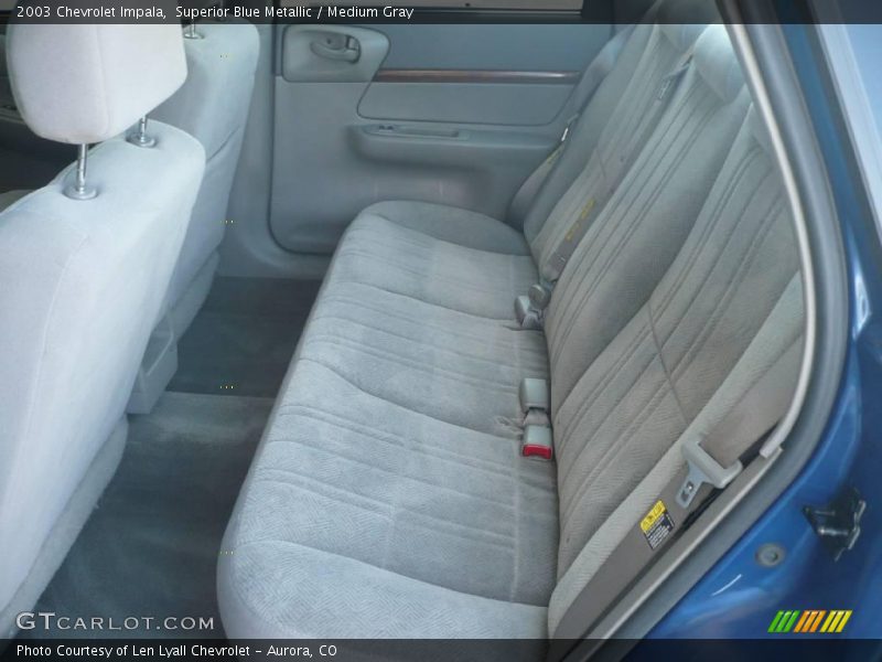 Superior Blue Metallic / Medium Gray 2003 Chevrolet Impala