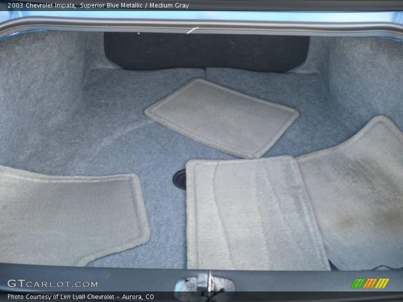 Superior Blue Metallic / Medium Gray 2003 Chevrolet Impala