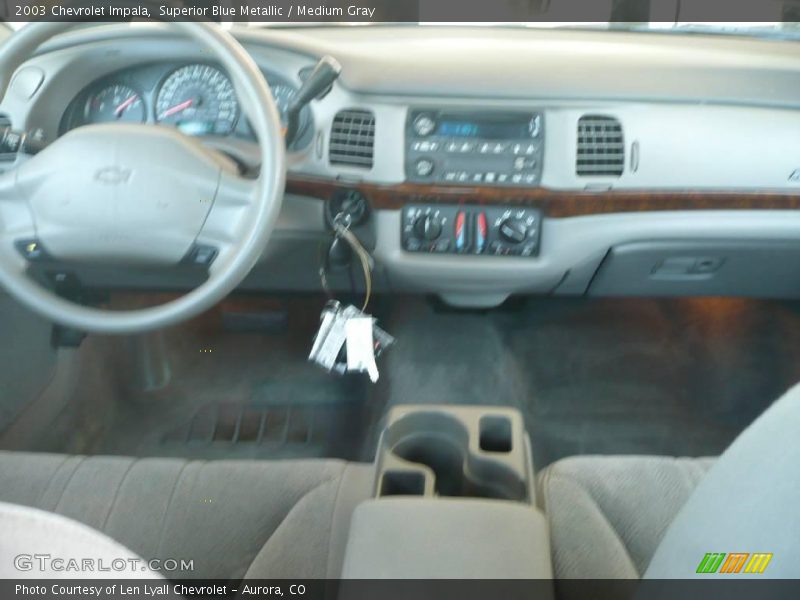 Superior Blue Metallic / Medium Gray 2003 Chevrolet Impala