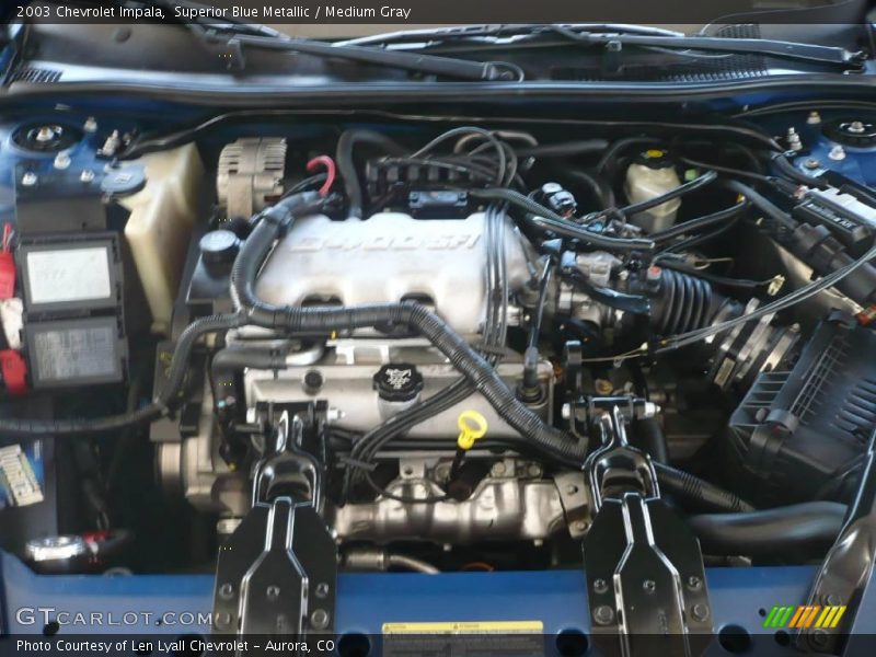 Superior Blue Metallic / Medium Gray 2003 Chevrolet Impala