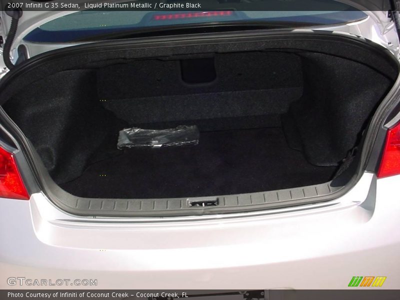 Liquid Platinum Metallic / Graphite Black 2007 Infiniti G 35 Sedan