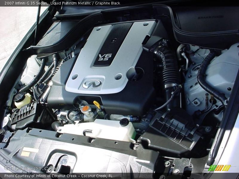 Liquid Platinum Metallic / Graphite Black 2007 Infiniti G 35 Sedan