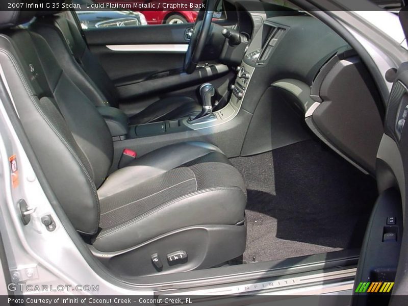 Liquid Platinum Metallic / Graphite Black 2007 Infiniti G 35 Sedan