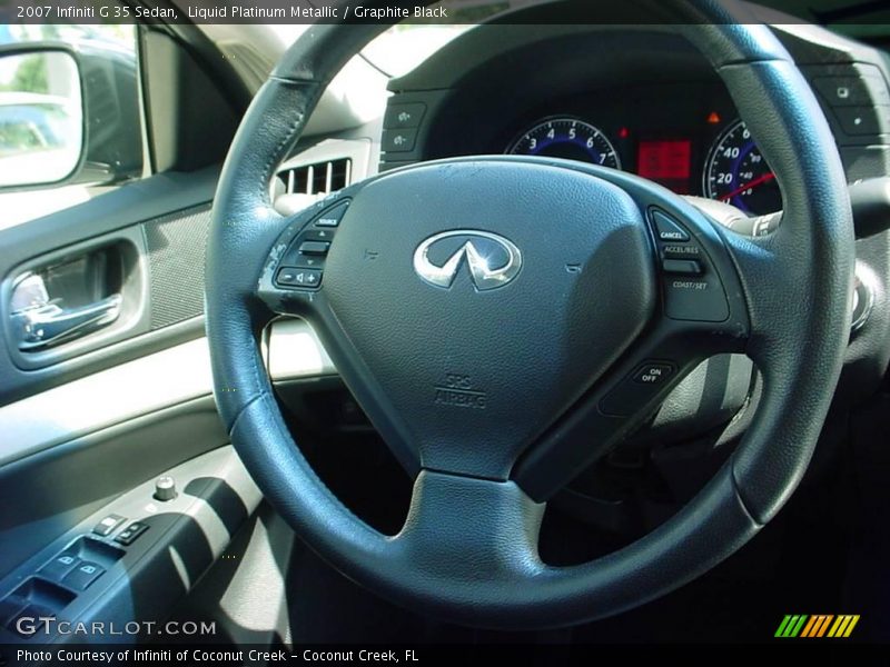 Liquid Platinum Metallic / Graphite Black 2007 Infiniti G 35 Sedan