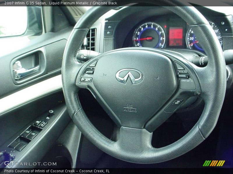 Liquid Platinum Metallic / Graphite Black 2007 Infiniti G 35 Sedan