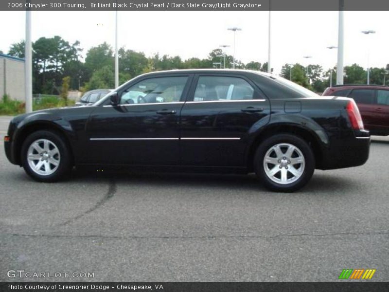 Brilliant Black Crystal Pearl / Dark Slate Gray/Light Graystone 2006 Chrysler 300 Touring