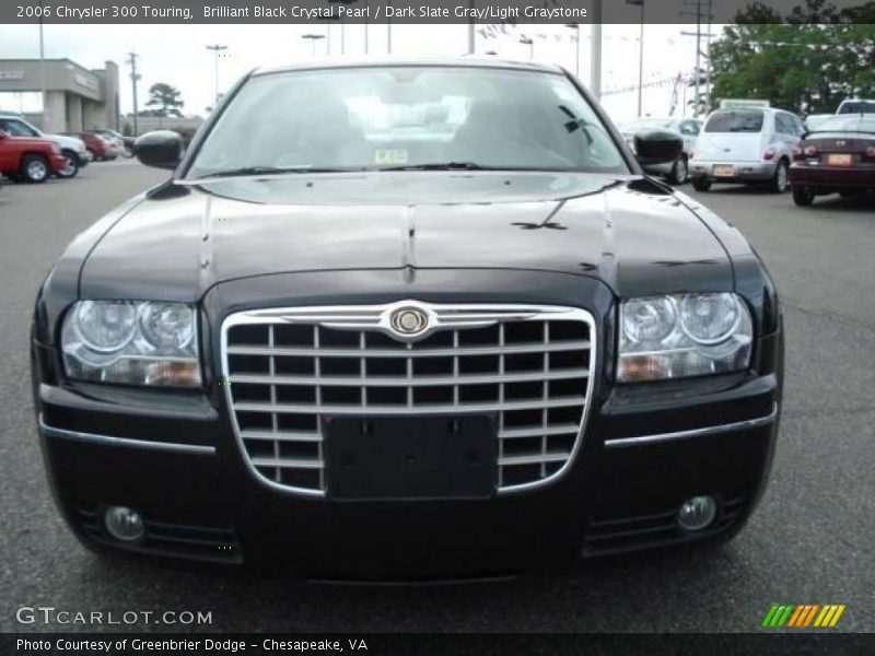 Brilliant Black Crystal Pearl / Dark Slate Gray/Light Graystone 2006 Chrysler 300 Touring