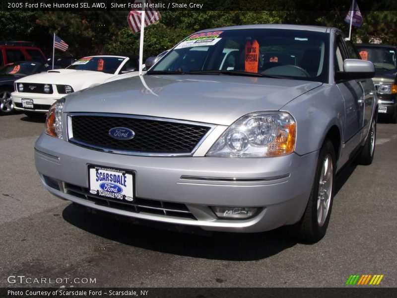 Silver Frost Metallic / Shale Grey 2005 Ford Five Hundred SEL AWD