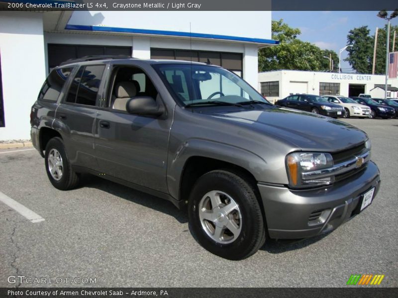 Graystone Metallic / Light Gray 2006 Chevrolet TrailBlazer LS 4x4