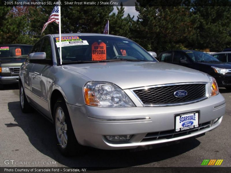 Silver Frost Metallic / Shale Grey 2005 Ford Five Hundred SEL AWD