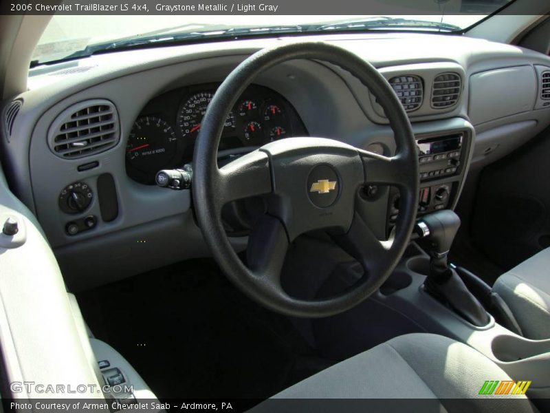 Graystone Metallic / Light Gray 2006 Chevrolet TrailBlazer LS 4x4