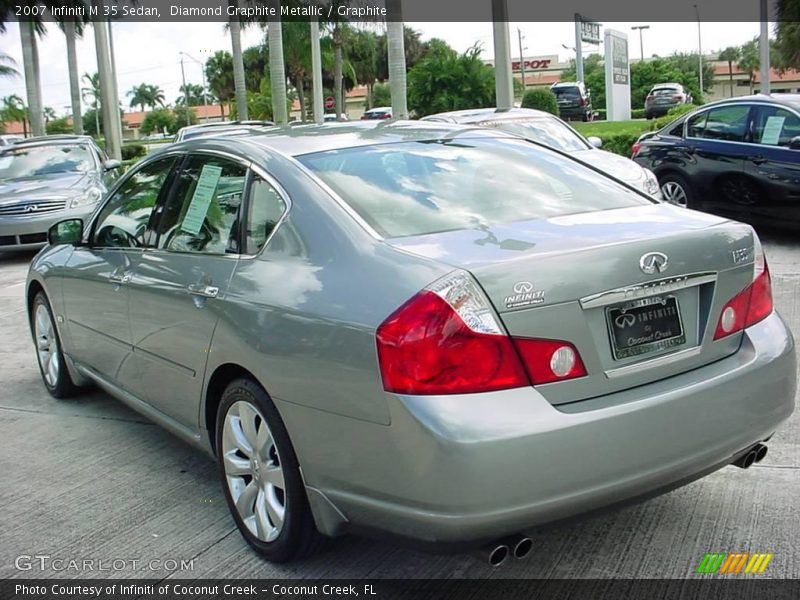 Diamond Graphite Metallic / Graphite 2007 Infiniti M 35 Sedan