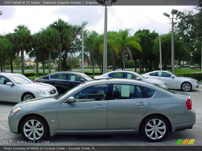 Diamond Graphite Metallic / Graphite 2007 Infiniti M 35 Sedan