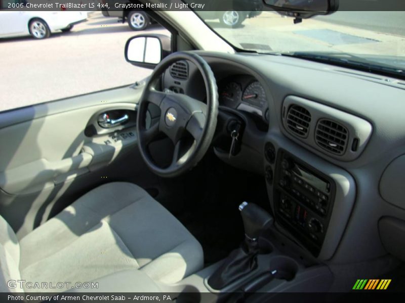 Graystone Metallic / Light Gray 2006 Chevrolet TrailBlazer LS 4x4
