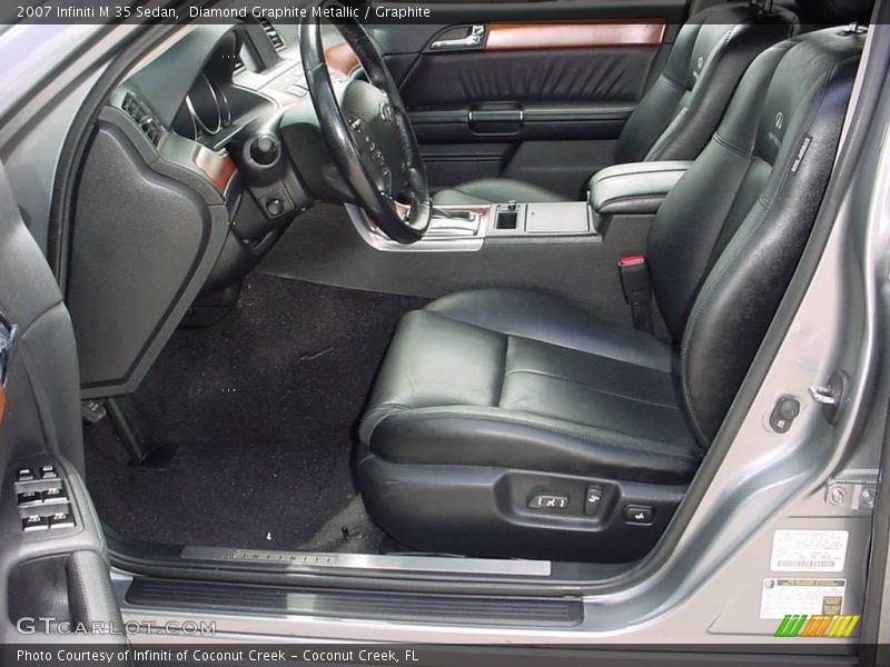 Diamond Graphite Metallic / Graphite 2007 Infiniti M 35 Sedan