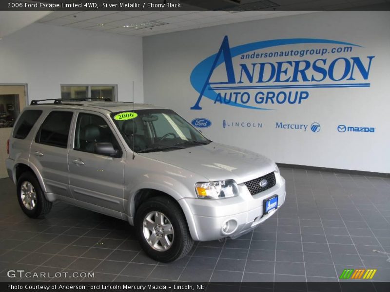 Silver Metallic / Ebony Black 2006 Ford Escape Limited 4WD