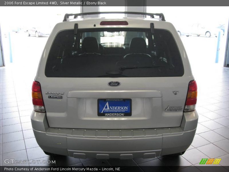 Silver Metallic / Ebony Black 2006 Ford Escape Limited 4WD