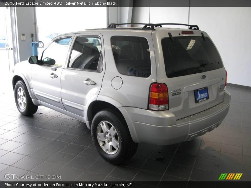 Silver Metallic / Ebony Black 2006 Ford Escape Limited 4WD