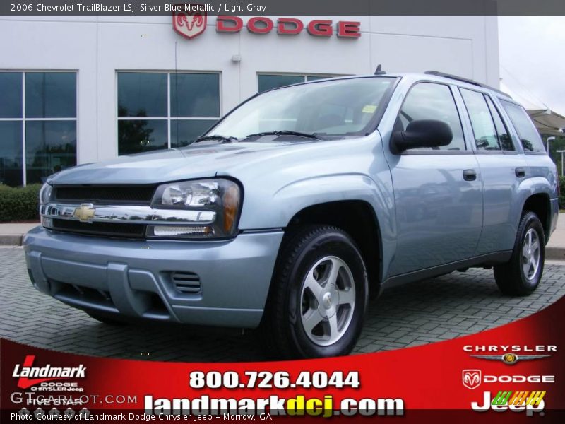 Silver Blue Metallic / Light Gray 2006 Chevrolet TrailBlazer LS