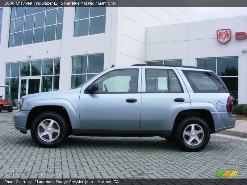 Silver Blue Metallic / Light Gray 2006 Chevrolet TrailBlazer LS