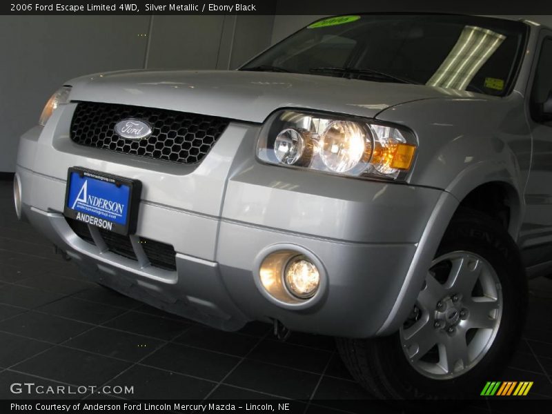 Silver Metallic / Ebony Black 2006 Ford Escape Limited 4WD
