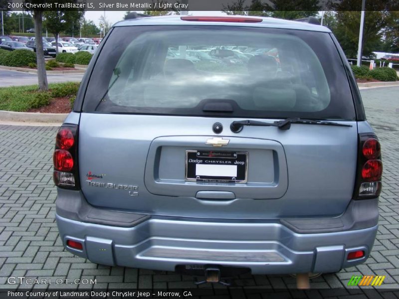 Silver Blue Metallic / Light Gray 2006 Chevrolet TrailBlazer LS