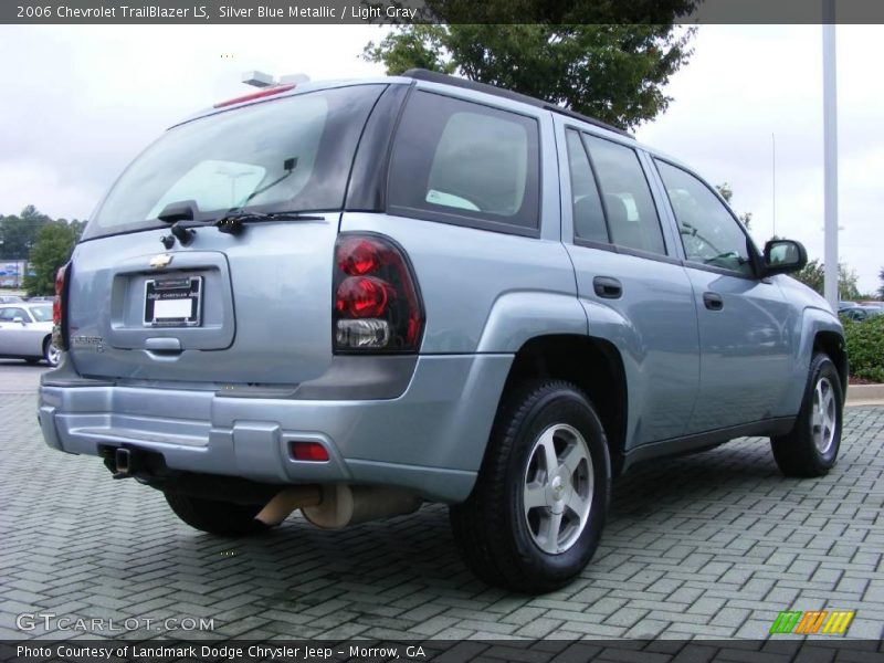 Silver Blue Metallic / Light Gray 2006 Chevrolet TrailBlazer LS
