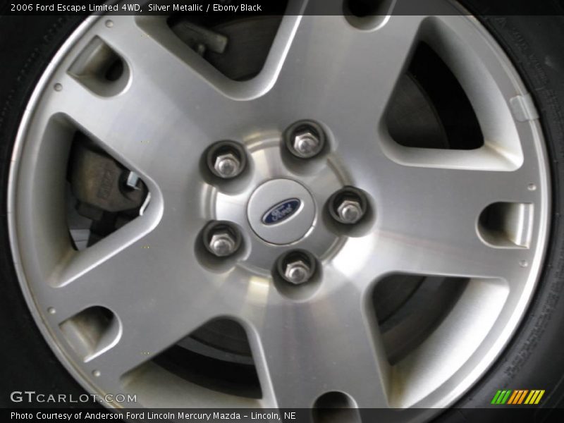 Silver Metallic / Ebony Black 2006 Ford Escape Limited 4WD