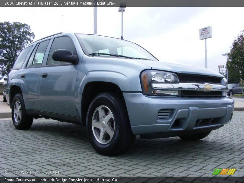 Silver Blue Metallic / Light Gray 2006 Chevrolet TrailBlazer LS