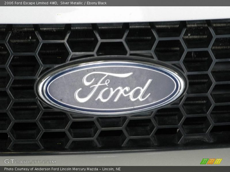 Silver Metallic / Ebony Black 2006 Ford Escape Limited 4WD
