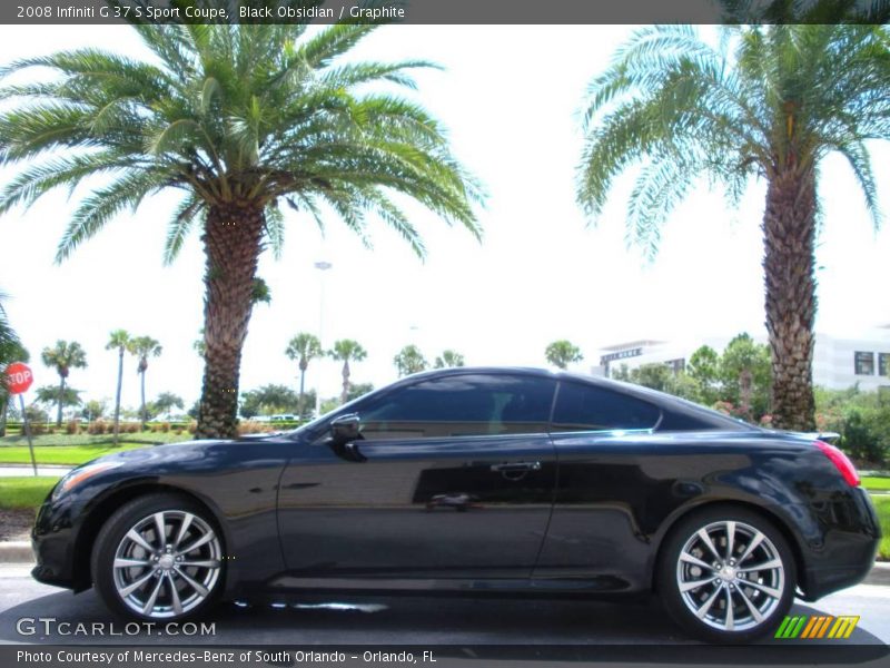 Black Obsidian / Graphite 2008 Infiniti G 37 S Sport Coupe