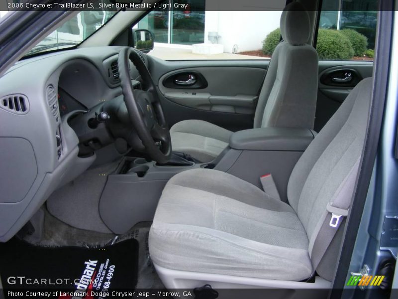 Silver Blue Metallic / Light Gray 2006 Chevrolet TrailBlazer LS
