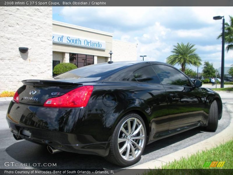 Black Obsidian / Graphite 2008 Infiniti G 37 S Sport Coupe