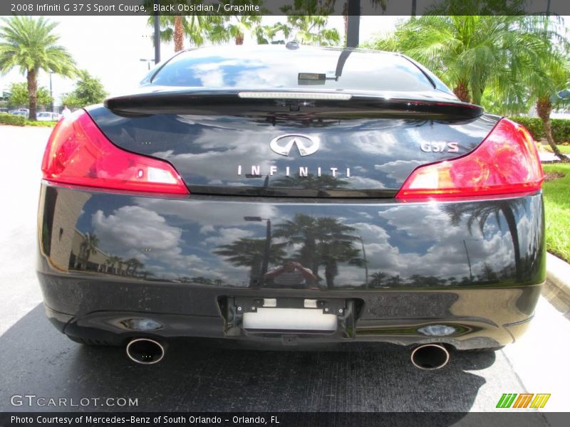 Black Obsidian / Graphite 2008 Infiniti G 37 S Sport Coupe