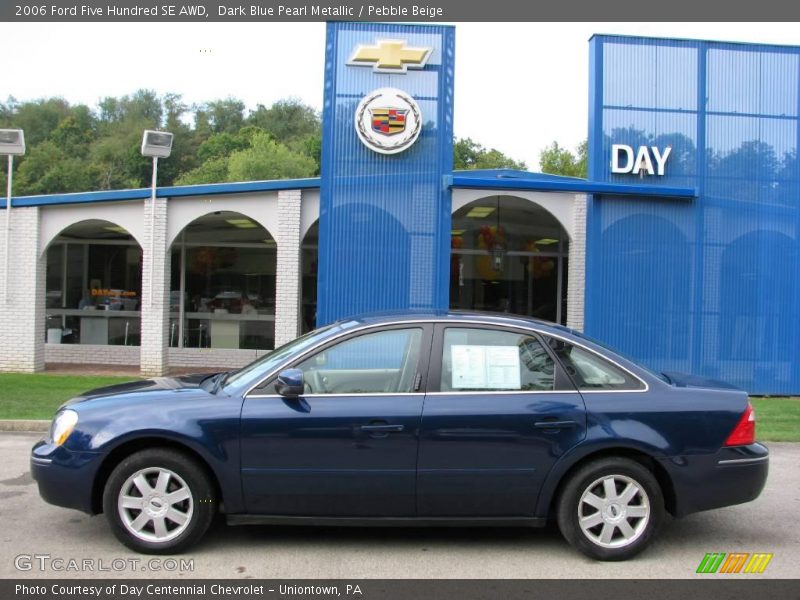 Dark Blue Pearl Metallic / Pebble Beige 2006 Ford Five Hundred SE AWD