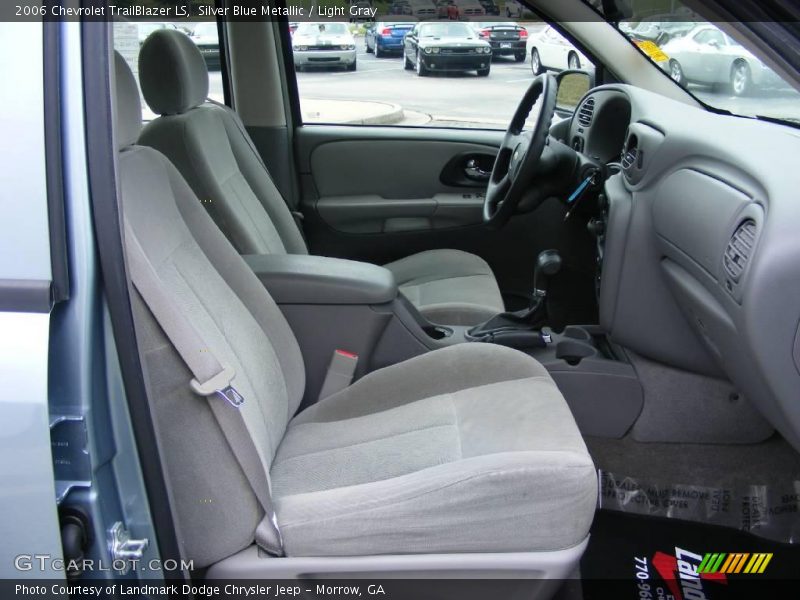 Silver Blue Metallic / Light Gray 2006 Chevrolet TrailBlazer LS