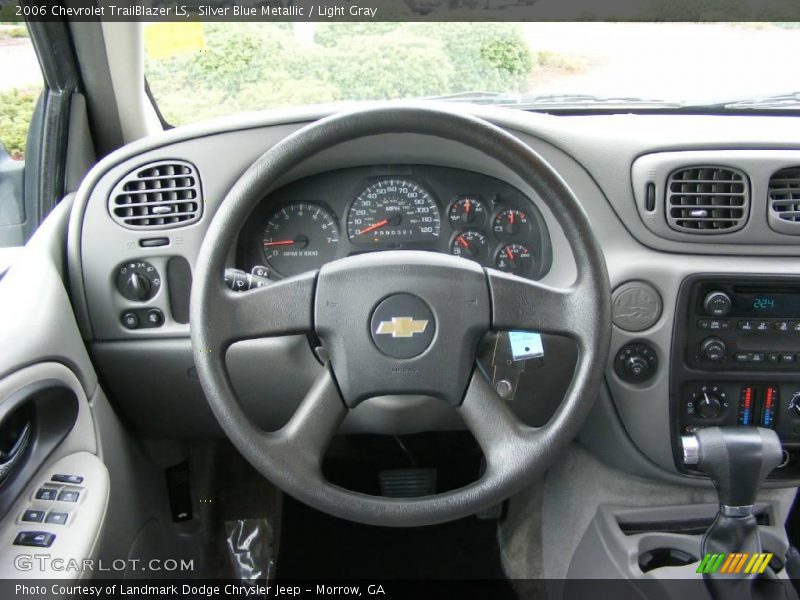 Silver Blue Metallic / Light Gray 2006 Chevrolet TrailBlazer LS