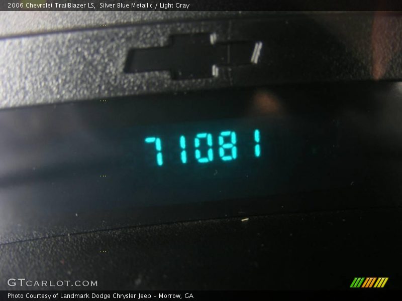 Silver Blue Metallic / Light Gray 2006 Chevrolet TrailBlazer LS