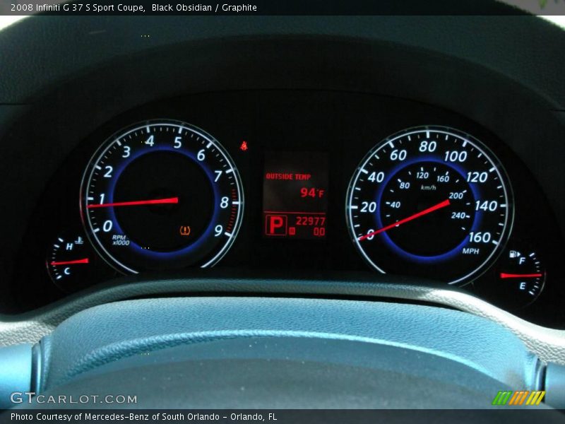 Black Obsidian / Graphite 2008 Infiniti G 37 S Sport Coupe
