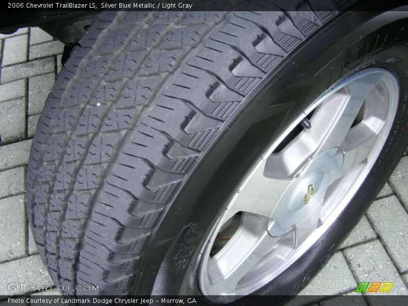 Silver Blue Metallic / Light Gray 2006 Chevrolet TrailBlazer LS