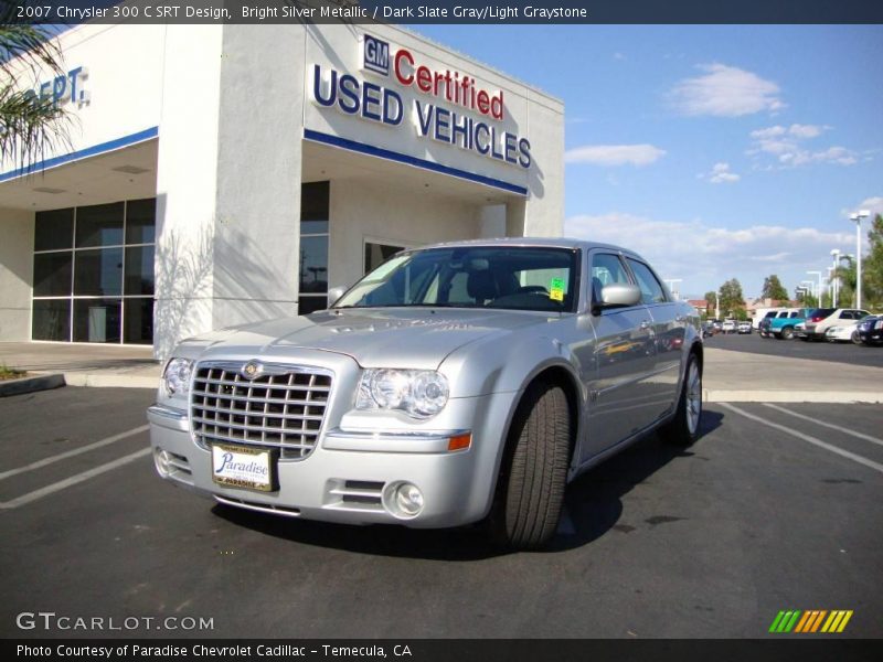 Bright Silver Metallic / Dark Slate Gray/Light Graystone 2007 Chrysler 300 C SRT Design