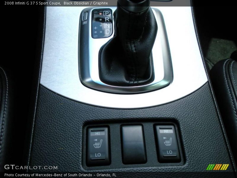 Black Obsidian / Graphite 2008 Infiniti G 37 S Sport Coupe