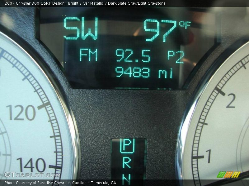 Bright Silver Metallic / Dark Slate Gray/Light Graystone 2007 Chrysler 300 C SRT Design