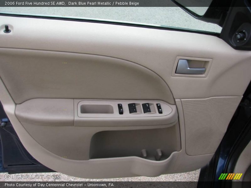 Dark Blue Pearl Metallic / Pebble Beige 2006 Ford Five Hundred SE AWD