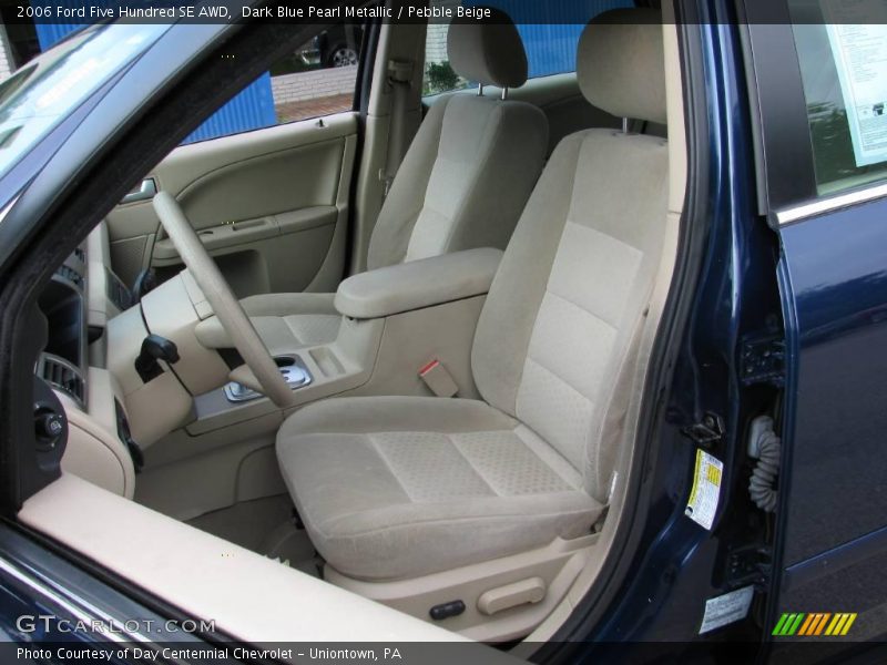 Dark Blue Pearl Metallic / Pebble Beige 2006 Ford Five Hundred SE AWD