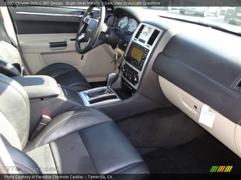 Bright Silver Metallic / Dark Slate Gray/Light Graystone 2007 Chrysler 300 C SRT Design
