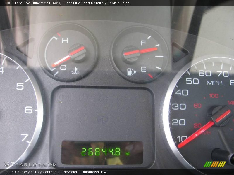 Dark Blue Pearl Metallic / Pebble Beige 2006 Ford Five Hundred SE AWD