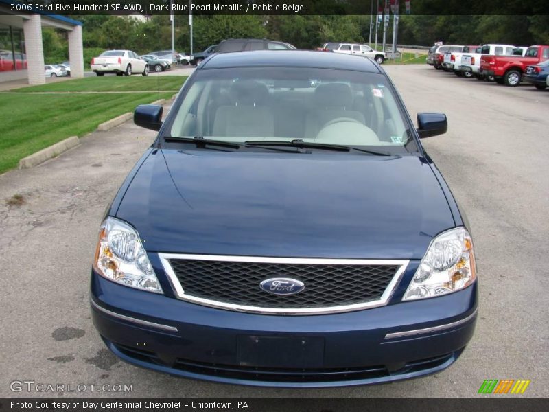Dark Blue Pearl Metallic / Pebble Beige 2006 Ford Five Hundred SE AWD